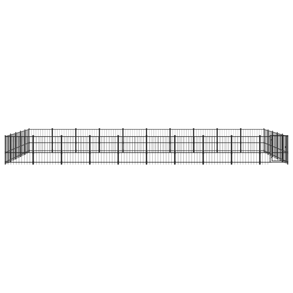 Vidaxl Hond Kennel fir ausserhalb 47.05 m² Stol