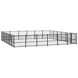 Vidaxl Hond Kennel fir ausserhalb 33,87 m² Stol