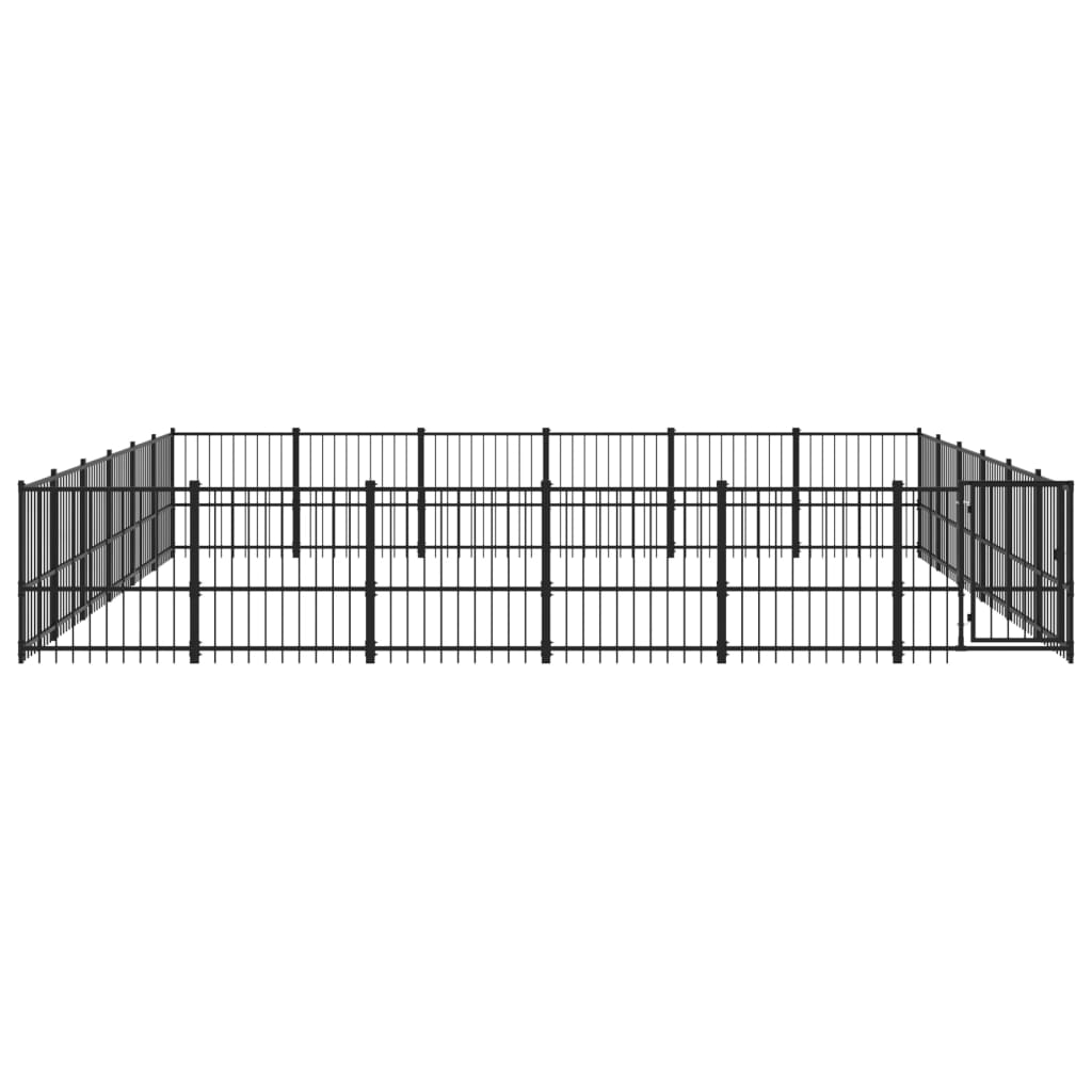 Vidaxl Hond Kennel fir ausserhalb 33,87 m² Stol