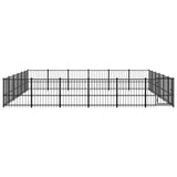 Vidaxl Hond Kennel fir ausserhalb 33,87 m² Stol