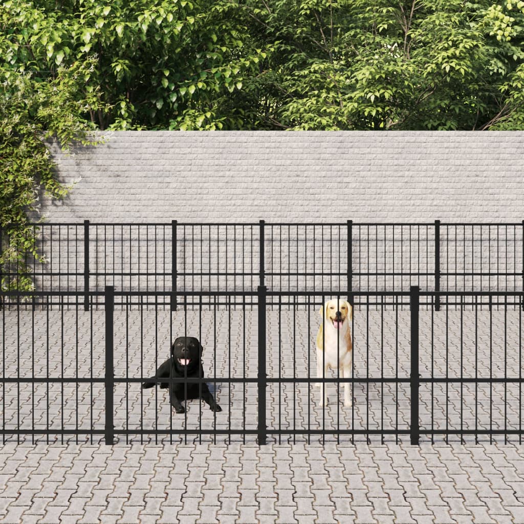 Vidaxl Hond Kennel fir ausserhalb 50.81 m² Stol