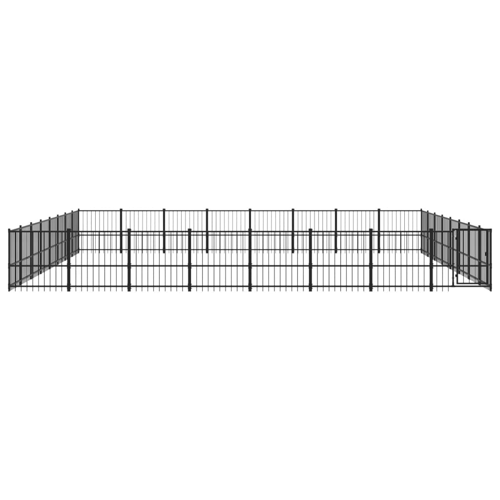 Vidaxl Hond Kennel fir ausserhalb 60,22 m² Stol