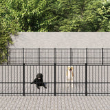 Vidaxl Hond Kennel fir ausserhalb 60,22 m² Stol