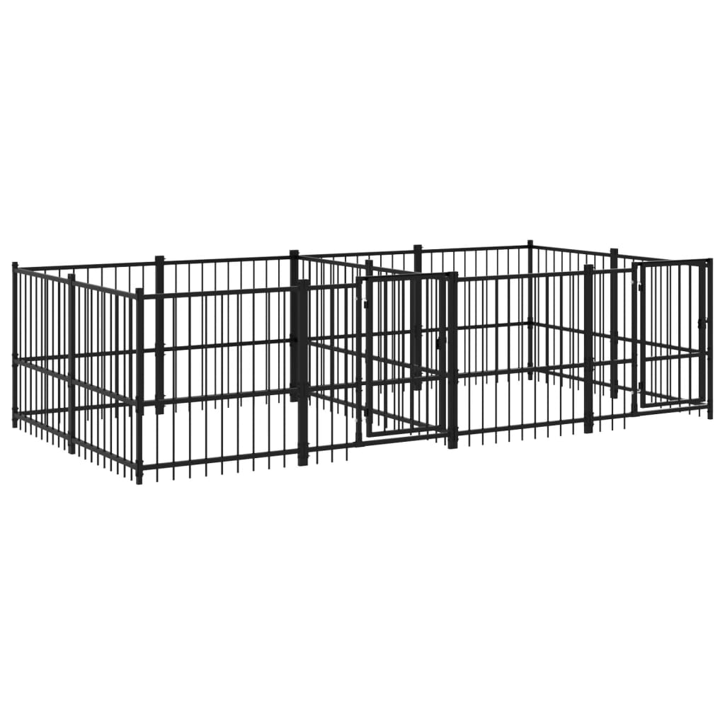 Vidaxl Hond Kennel fir ausserhalb 7.51 m² Stol