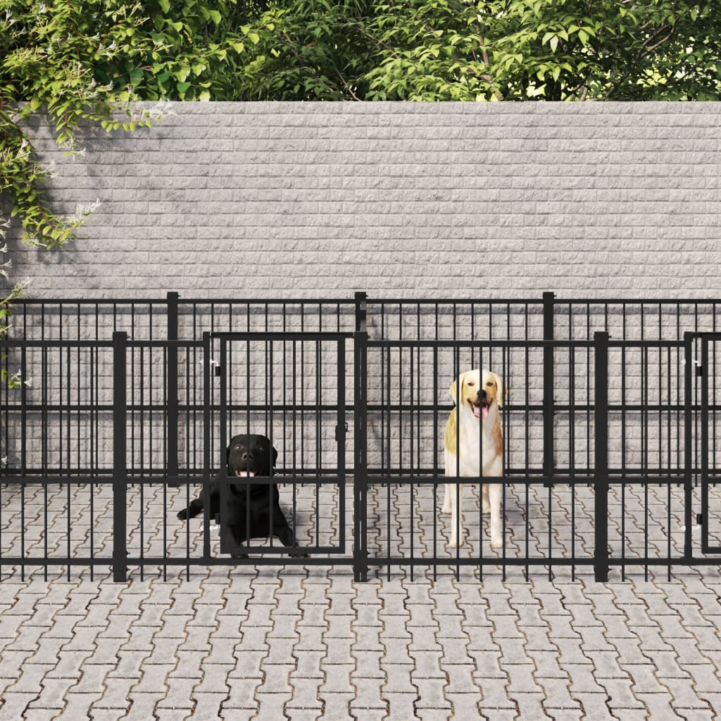 Vidaxl Hond Kennel fir ausserhalb 7.51 m² Stol