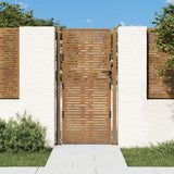 Vidaxl Port 105x205 cm firkantet corten stål
