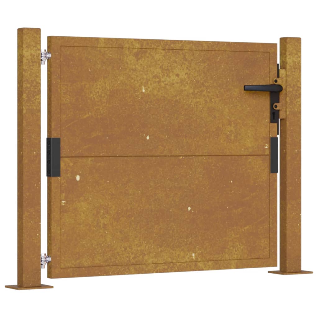 Vidaxl Port 105x80 cm Corten Steel