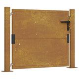 Vidaxl Port 105x80 cm Corten Steel