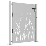 Vidaxl Poort 105x155 cm græsdesign Cortenstaal