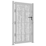 Puerto Vidaxl 105x205 cm Design de bambú Cortenstaal