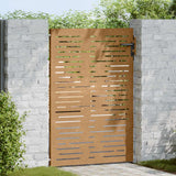 Vidaxxl vartai 85x150 cm kvadratiniai corten plieno