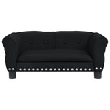 Vidaxl dog basket 70x45x30 cm velvet black