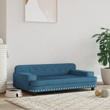 Vidaxl dog basket 90x53x30 cm velvet blue
