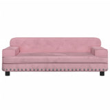 VidaXL dog basket 90x53x30 cm Velvet pink