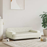 Vidaxl Dog Basket 90x53x30 cm fløjlcreme farvet