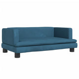 Vidaxl Dog Basket 80x45x30 cm Velvet Blue