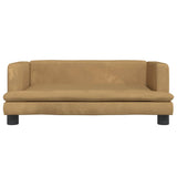 Vidaxl dog basket 80x45x30 cm velvet brown
