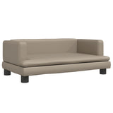 Vidaxl Dog Basket 80x45x30 cm in pelle artificiale Cappuccinocente