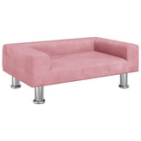 Vidaxl Hond Basket 70x45x26.5 cm Velvet rosa
