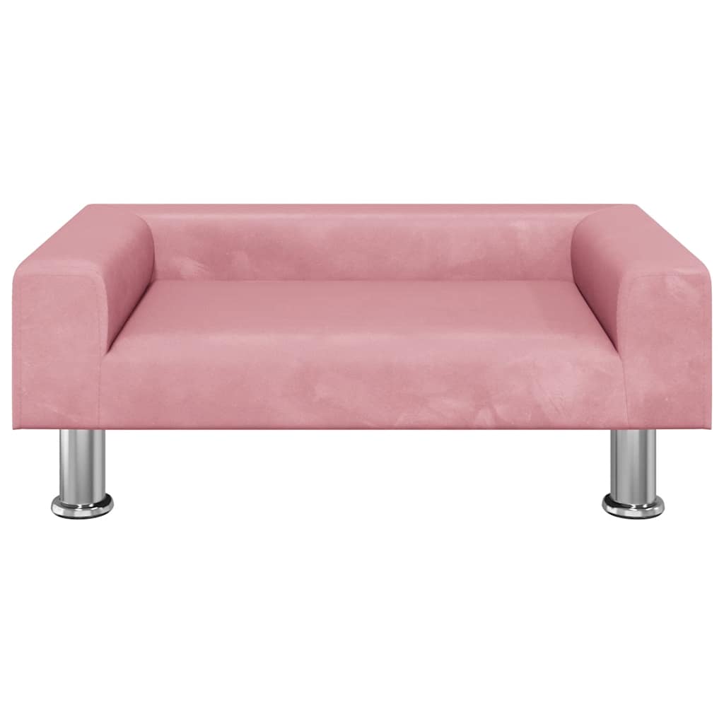 Vidaxl Hond Basket 70x45x26.5 cm Velvet rosa