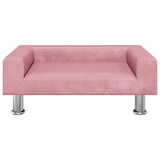 Vidaxl Hond Basket 70x45x26.5 cm Velvet rosa