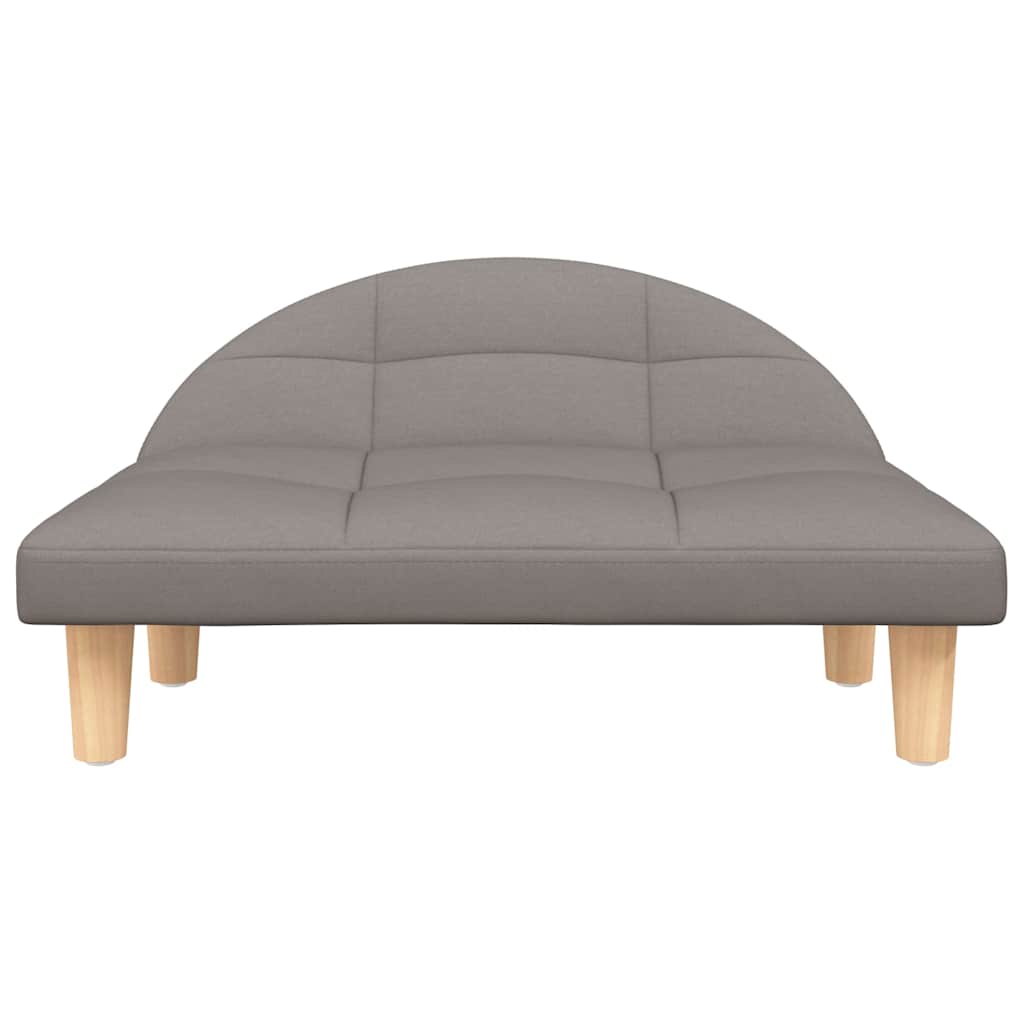 Vidaxl dla psów koszyk 70x52x30 cm tkanina taupe