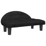 Vidaxl dog basket 70x52x30 cm velvet black