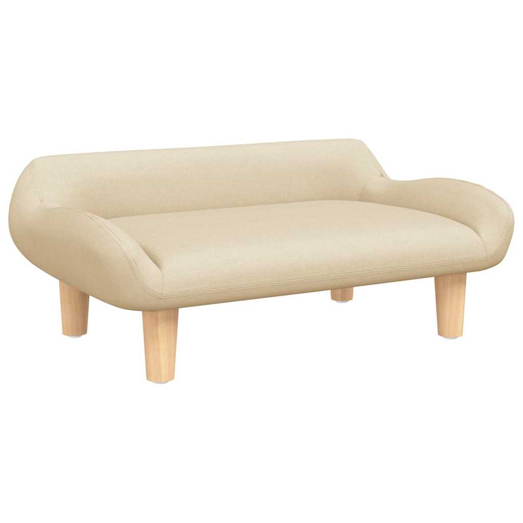 Canasta de perros de Vidaxl 70x40x24 cm de crema de tela