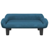 Vidaxl Dog Bask 70x40x24 cm Velvet Blue
