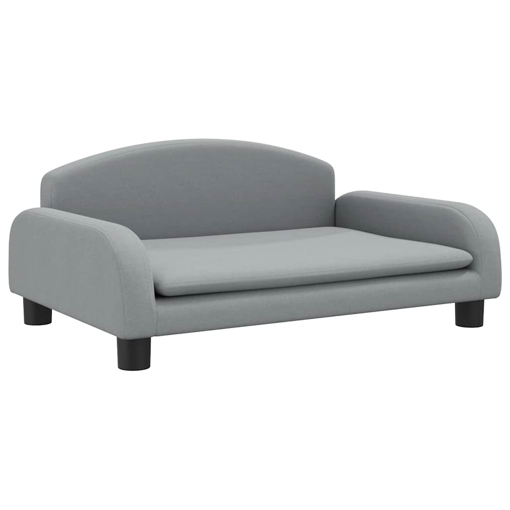 Vidaxl Dog Basket 70x45x30 cm tissu gris clair