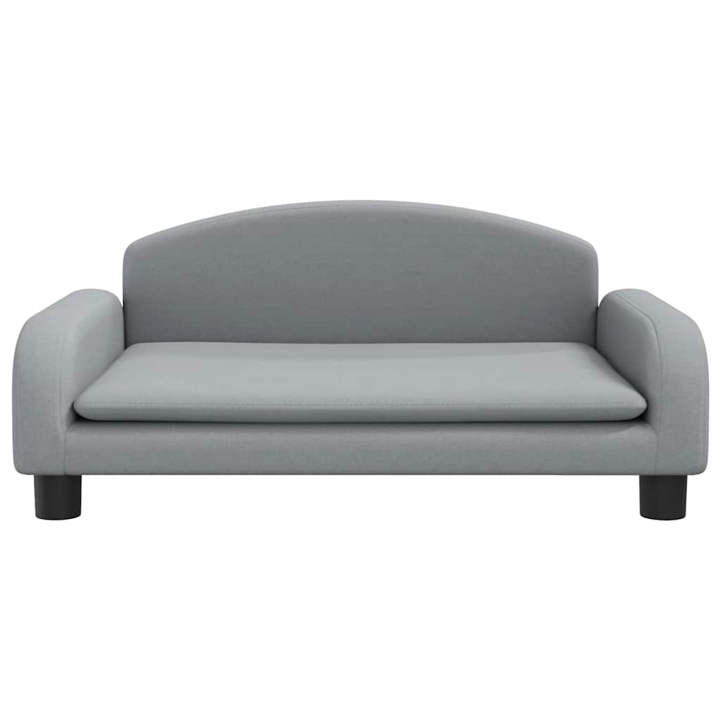 Vidaxl Dog Basket 70x45x30 cm tissu gris clair