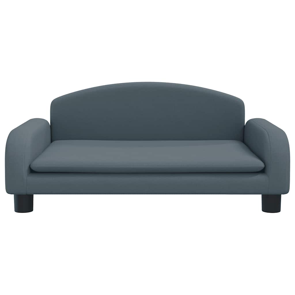 Cesta de perros de Vidaxl 70x45x30 cm tela gris oscuro