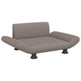 Vidaxl Hond Basket 70x45x28 cm Stoff Taupe