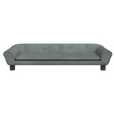 Vidaxl Hond Kuerf 100x50x21 cm Velvett donkel gro