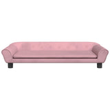 Vidaxl Dog Basket 100x50x21 cm en velours rose