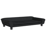 Vidaxl dog basket 100x50x21 cm velvet black