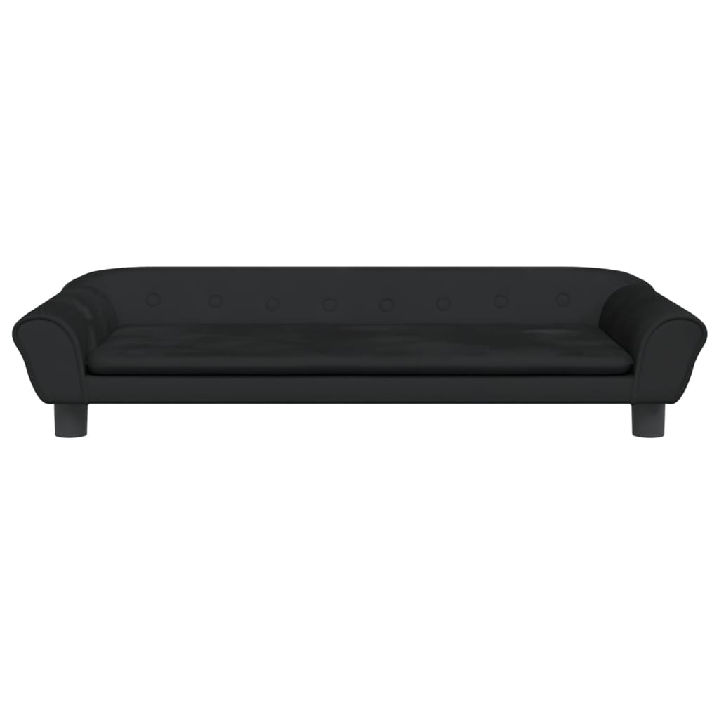 Vidaxl dog basket 100x50x21 cm velvet black