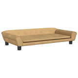 Vidaxl Hond Kuerf 100x50x21 cm Velvet brong