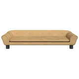 Vidaxl Hond Kuerf 100x50x21 cm Velvet brong