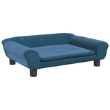 VidaXL dog basket 70x48x22 cm velvet blue