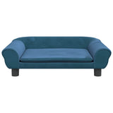 VidaXL dog basket 70x48x22 cm velvet blue