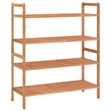 Vidaxl Shoe Racks 2 PCS 69x27x41 cm Solid valnødstræ