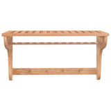 Vidaxl toalha rack 60x30x35 cm Madeira de nogueira sólida