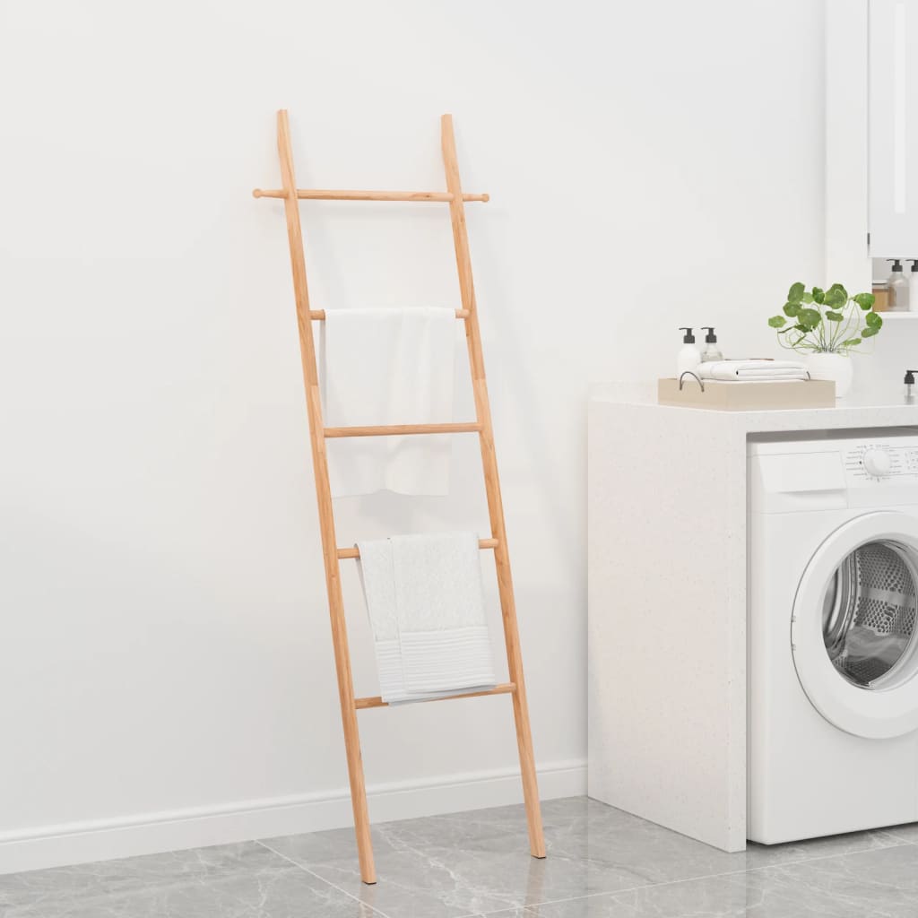 VidaXL Towel ladder 170 cm Solid walnut wood