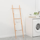 VidaXL Towel ladder 170 cm Solid walnut wood