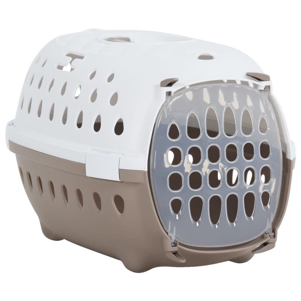 Vidaxl Travel Basket 50x34.5x32 cm polipropen bela in rjava