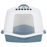 Vidaxl litter box 56x40x40 cm Polypropene white and blue