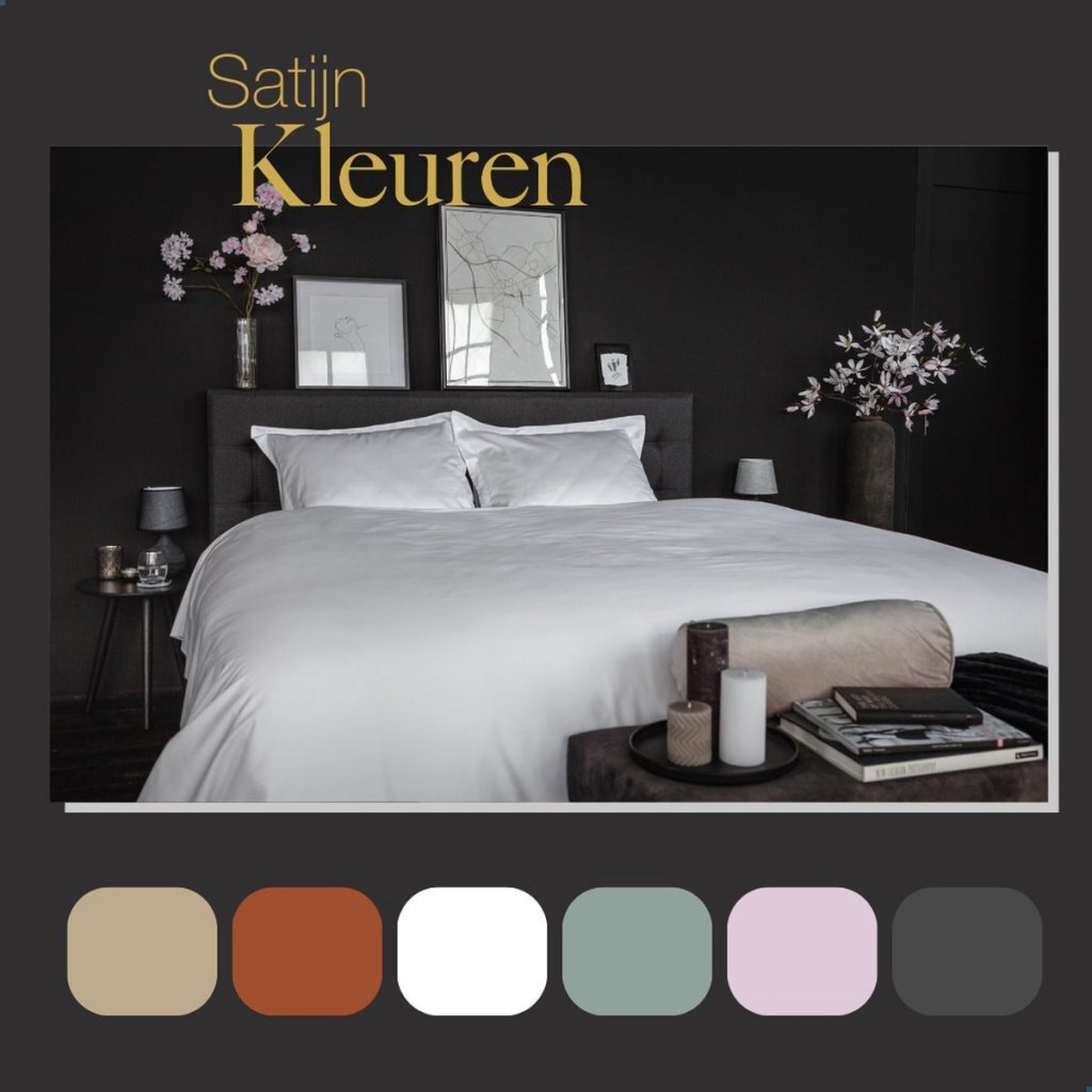 Ten Cate Cotton Satin Lits-Jumeaux Duvet cover 240x200 220 cm White