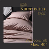 Ten Cate Cotton Satin Single duvet cover 140x200 220 cm Blush Pink