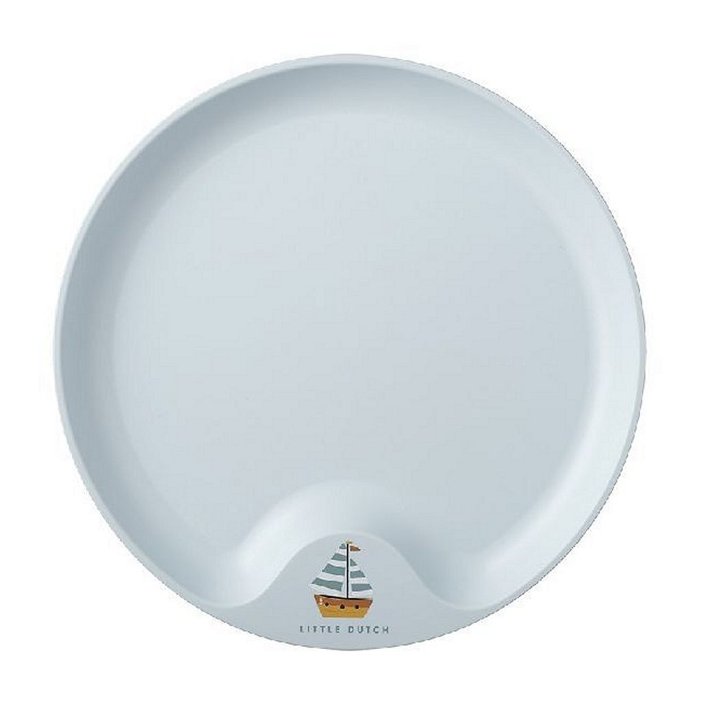 Mepal children's plate little dutch sailors bay blue